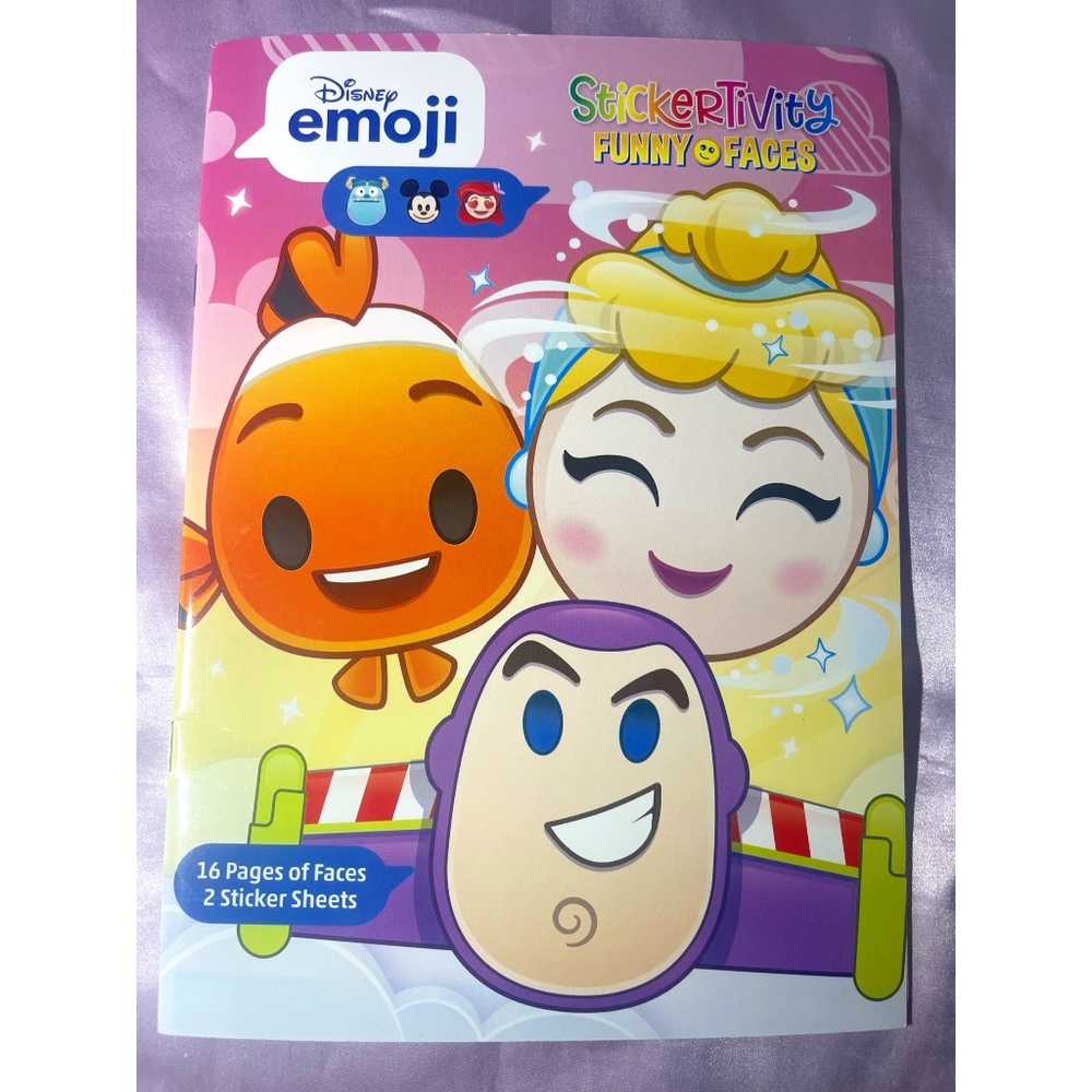 Disney Stickertivity Funny Emoji Faces